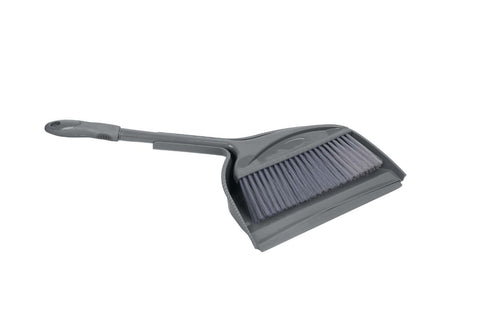 Angled Dustpan & Brush -Grey