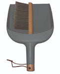 Dustpan & Brush Set - Beechwood/Grey