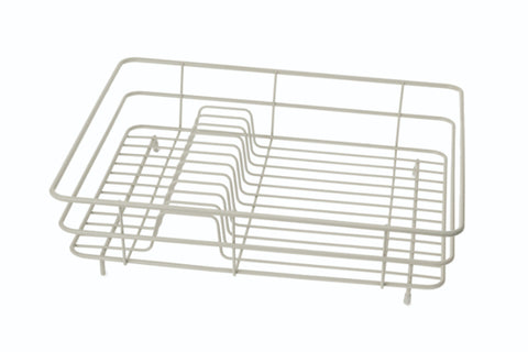 Wire Coated Dish Rack Large - Almond