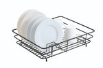 Wire Coated Dish Rack Small - Black