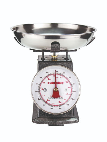 Traditional Mechanical Kitchen Scale Grey