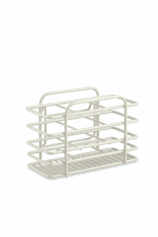 Wire Coated Cutlery Holder - Almond