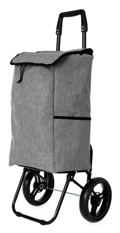 Marino 2 Wheel Shopping Trolley - Grey