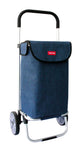 Naples Aluminium 2 Wheel Shopping Trolley - Blue