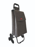 Roma Grey 3 Wheel Shopping Trolley