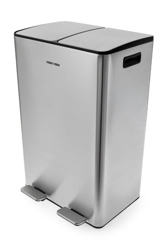 Mayfair 60L Recycle Bin + 3L Internal Food Bin Stainless Steel