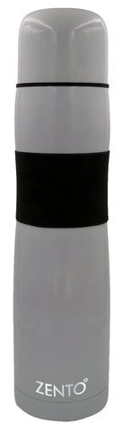 Silicon Grip Flask White 1000ml**