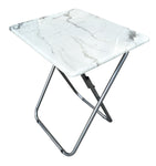 Marley Folding Table Medium Marble**