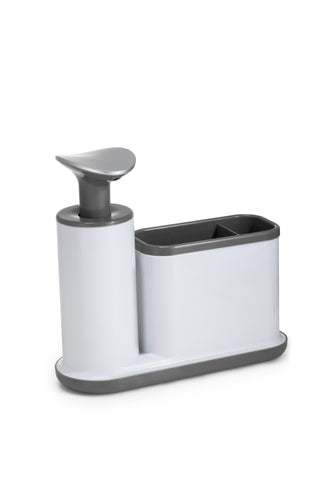 Regent Soap Dispenser & Organiser - Wh/Gy