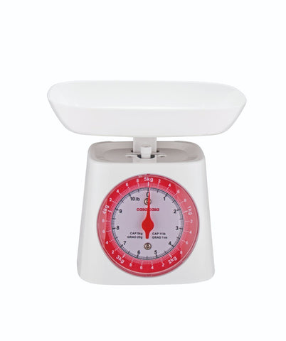 Classic Mechanical Kitchen Scale White