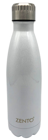 Classic SS Vacuum Water Bottle Metallic White