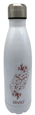 Blossom SS Vacuum Water Bottle White Limited Edition**