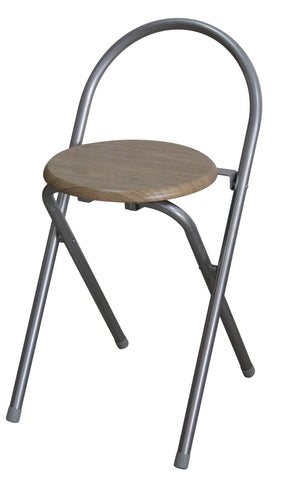 Boston Folding Stool With Back Beech**