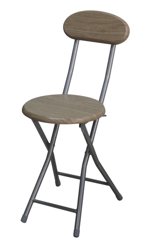 Boston Folding Chair Round Beech