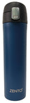 Push Button Vacuum Tumbler Matt Blue 450ml**