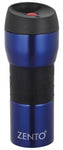 Push Button Silicon Vacuum Tumbler Blue 420ml**