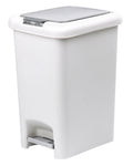 Fairmont 20L Double Opening Pedal Bin Wh/Gy