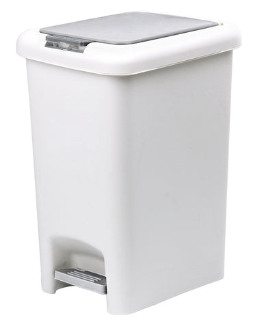 Fairmont 20L Double Opening Pedal Bin Wh/Gy