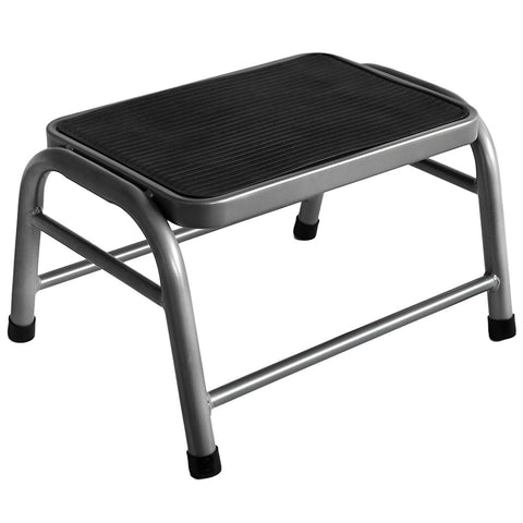 One Step Stool Ladder Non Slip - Grey