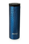 Hammer Finish Vacuum Tumbler Blue