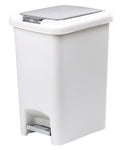 Fairmont 10L Double Opening Pedal Bin Wh/Gy